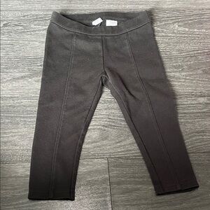 Janie and Jack Black Ponte Leggings